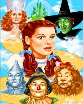 Dorothy And The Wizard Of Oz Painting By Numbers.png