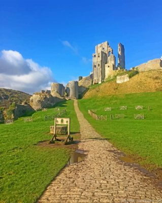 Dorset Castle Painting By Numbers.png