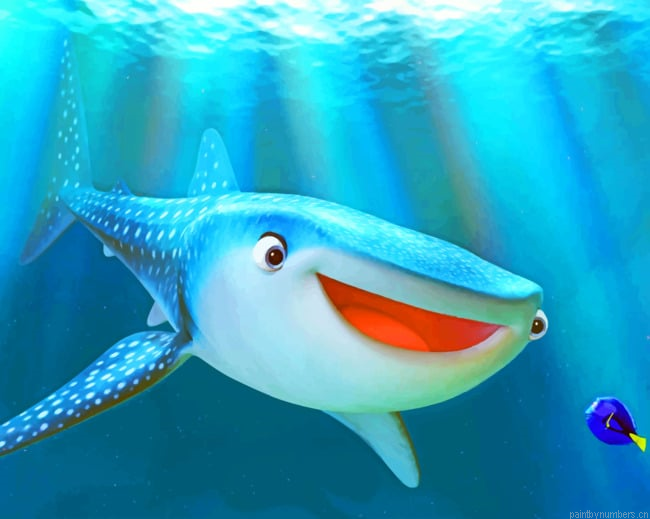 Dory Nemo Shark Fish Animation Painting By Numberss.png
