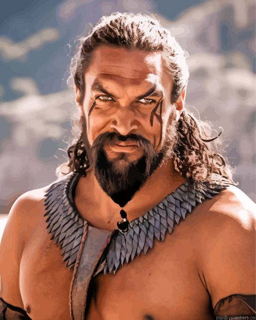 Dothraki Leader Drogo Painting By Numberss.png