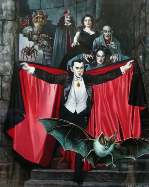 Dracula Family Painting By Numberss.png