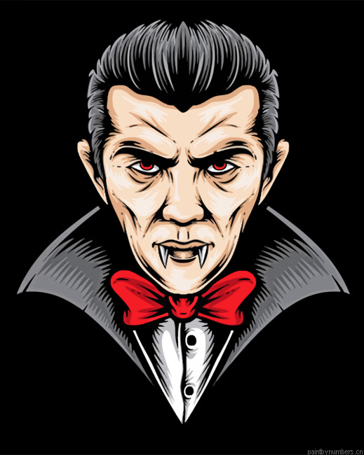 Dracula Illustration Painting By Numberss.png