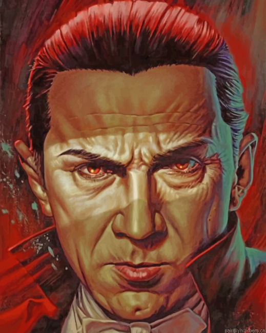 Dracula With Red Eyes Painting By Numberss.png