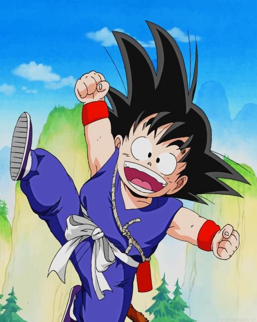 Dragon Ball Cartoons Painting By Numbers.png