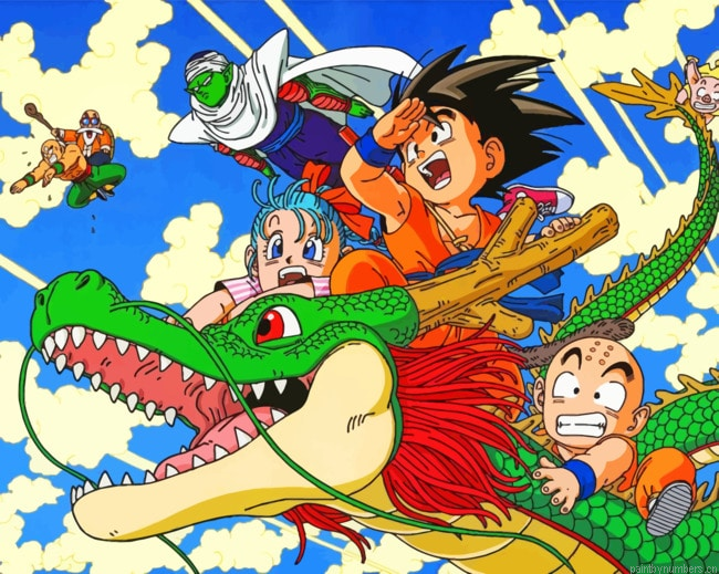 Dragon Ball Fighters Cartoons Painting By Numbers.png