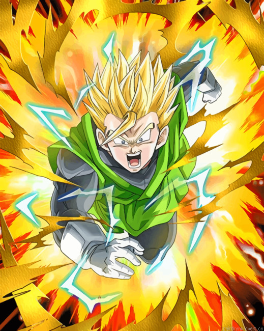 Dragon Ball Gohan Painting By Numberss.png