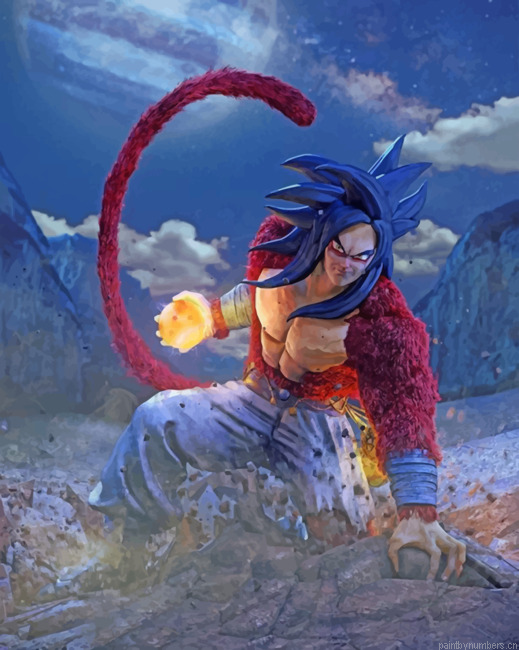 Dragon Ball Manga Painting By Numberss.png