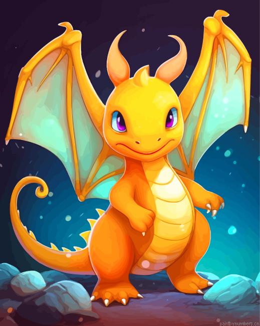 Dragonite Painting By Numberss.png