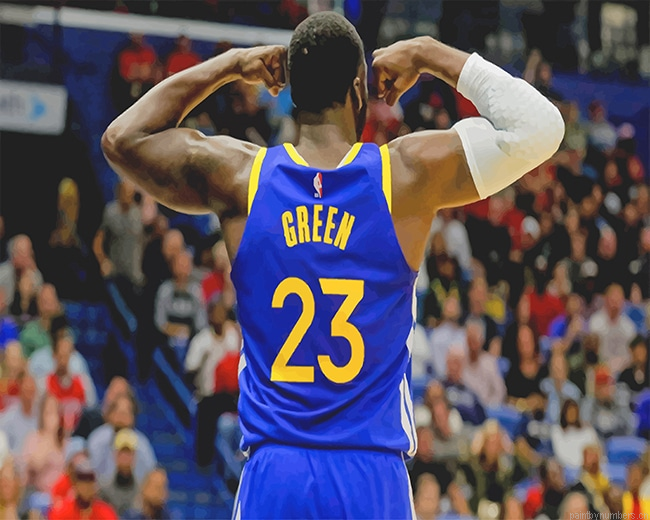 Draymond Green Basketball Player Painting By Numbers.png