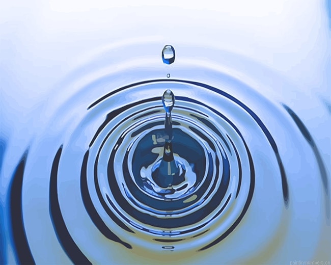 Drop Water Liquid Waves Painting By Numbers.png