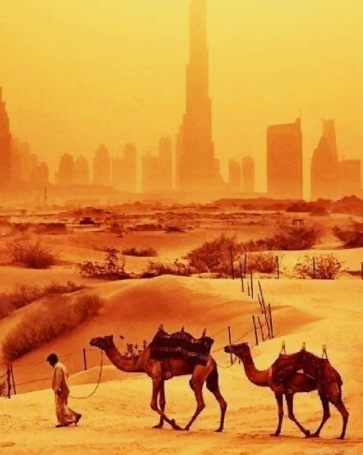 Dubai Sahara Desert Painting By Numberss.png