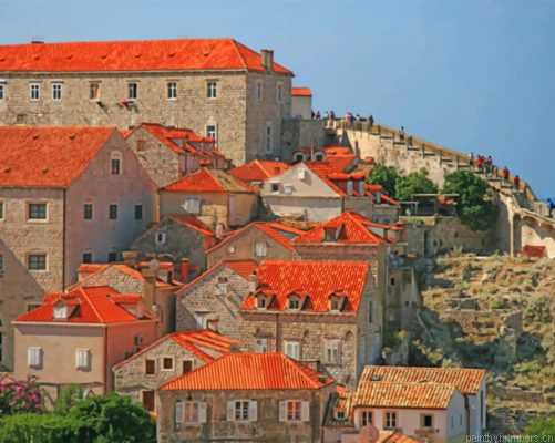 Dubrovnik Buildings Painting By Numbers.png