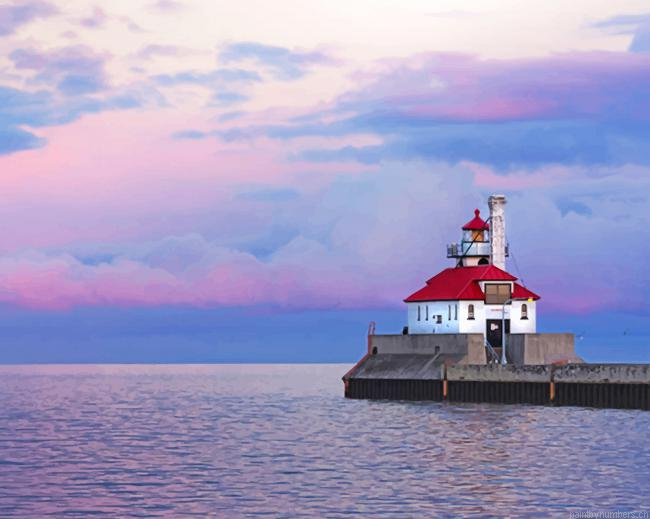 Duluth Harbor South Breakwater Outer Light Painting By Numbers.png