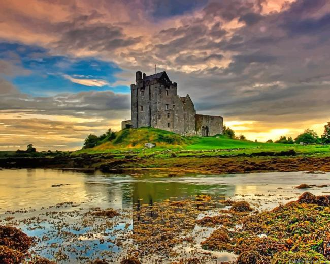 Dunguaire Castle Ireland Painting By Numbers.png