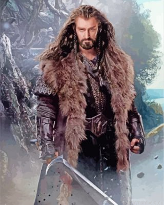 Dwarf In The Hobbit Painting By Numbers.png