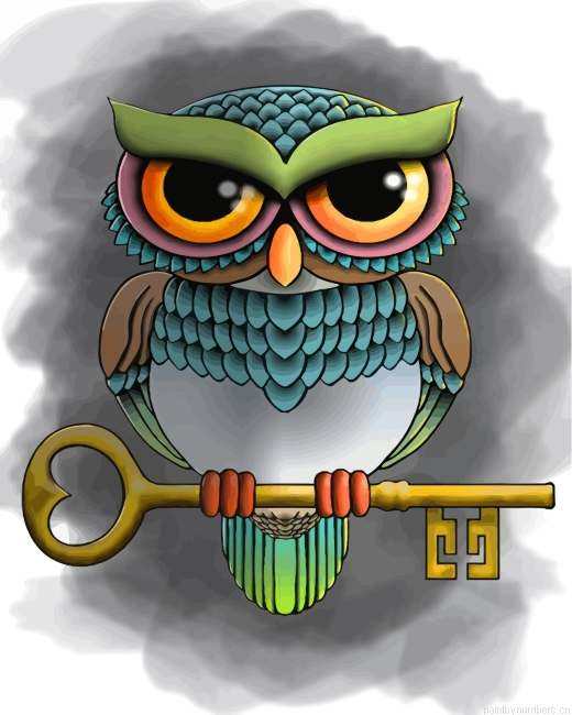Eastern Screech Owl Painting By Numbers.png