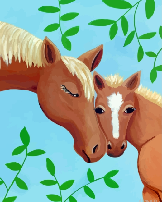 Easy Horses Painting By Numbers.png