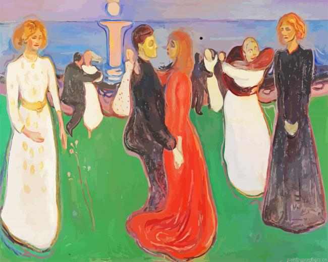 Edvard Munch The Dance Of Life Painting By Numberss.png