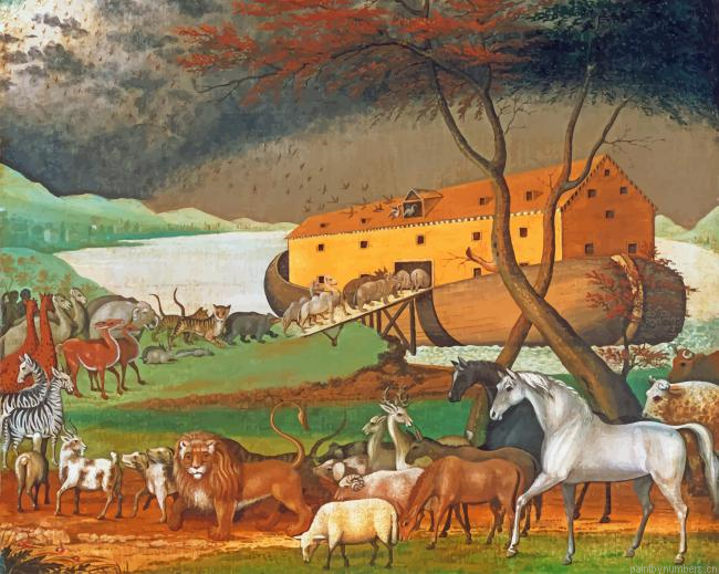 Edward Hicks American Noah Ark Painting By Numbers.png