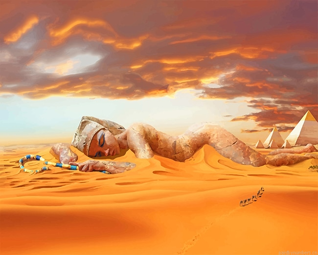 Egypt Desert Painting By Numberss.png
