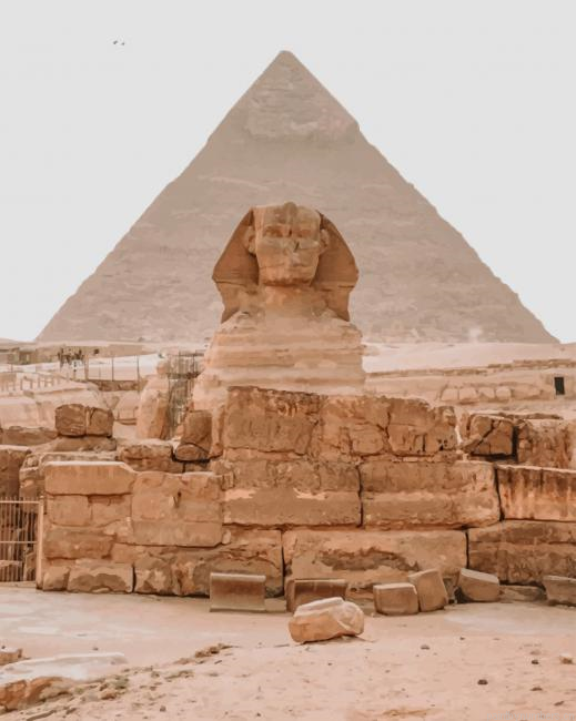 Egypt Pyramids Desert Painting By Numberss.png
