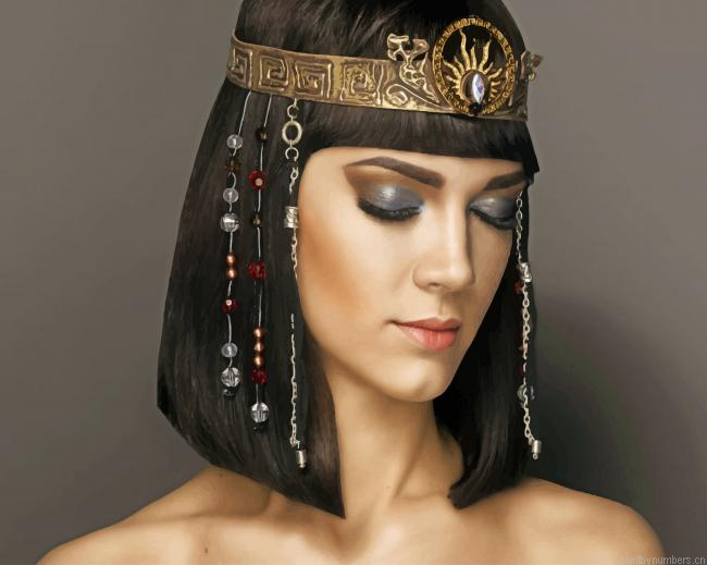 Egyptian Queen Cleopatra Painting By Numberss.png