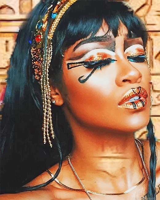 Egyptian Woman Painting By Numbers.png