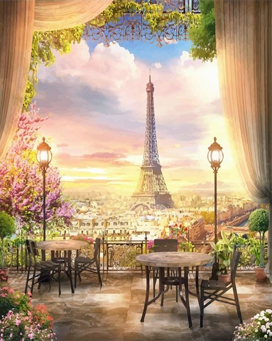 Eiffel Tower Cities Painting By Numbers.png