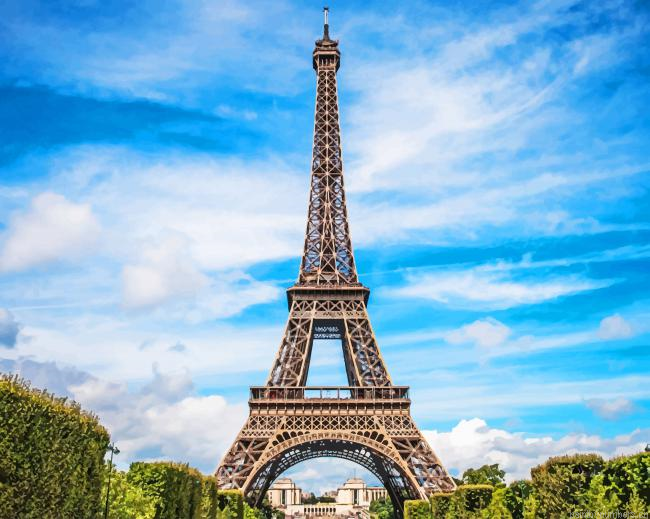 Eiffel Tower In Paris Painting By Numberss.png