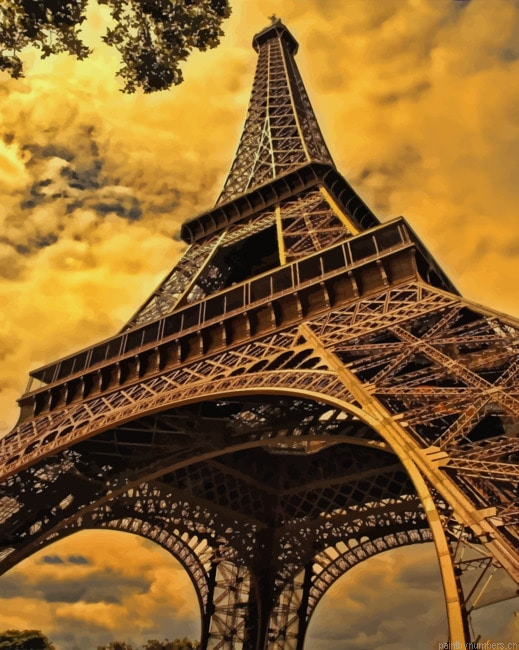 Eiffel Tower Painting By Numberss.png
