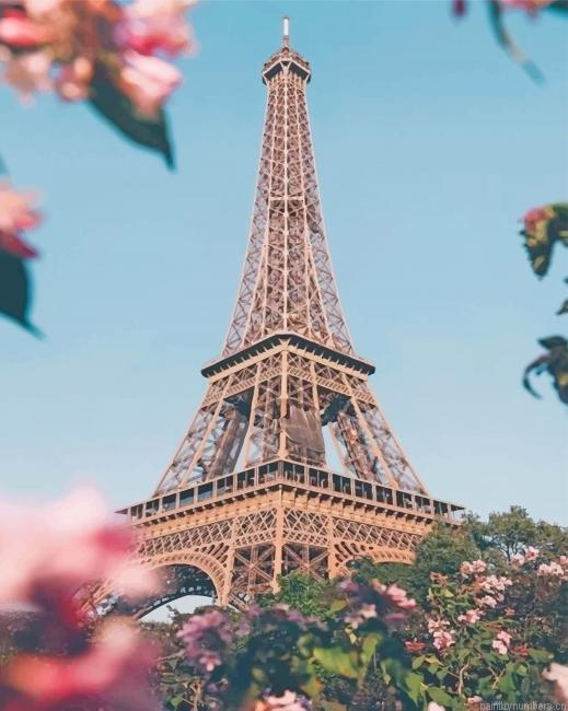 Eiffel Tower Paris Cities Painting By Numbers.png