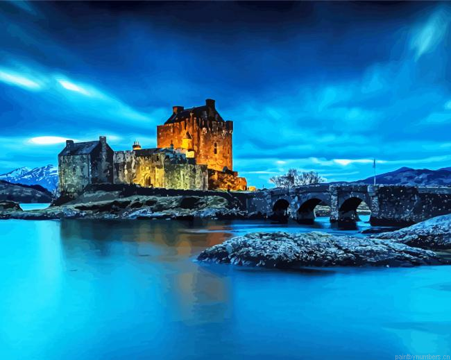 Eilean Donan Castle Scotland Painting By Numberss.png