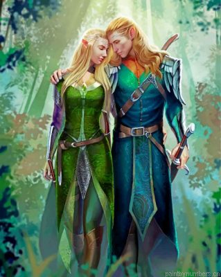 Elf King And Queen Painting By Numbers.png