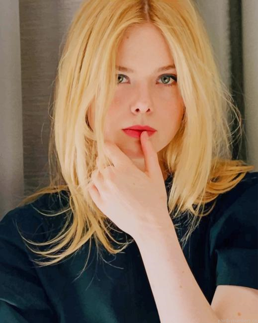Elle Fanning Actors Painting By Numberss.png