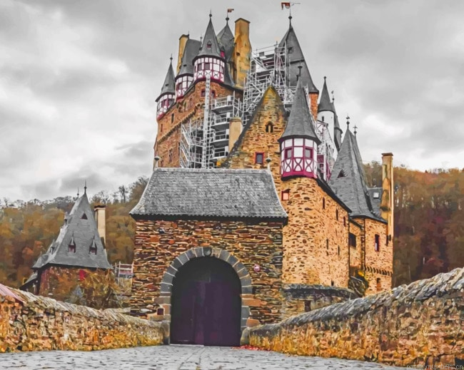 Eltz Castle Buildings Painting By Numberss.png