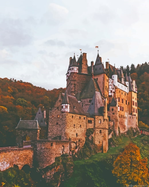 Eltz Castle Germany Buildings Painting By Numberss.png