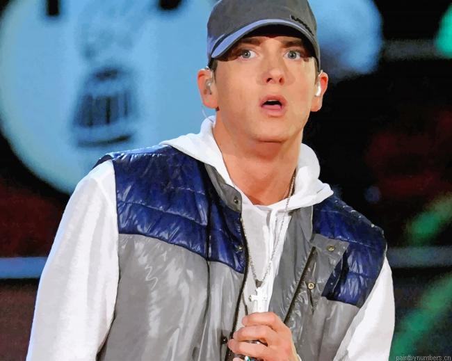 Eminem American Rapper Painting By Numbers.png