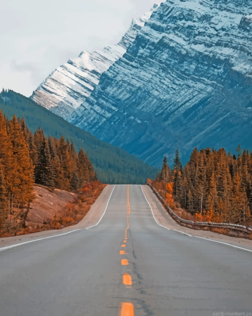 Empty Long Road Painting By Numberss.png