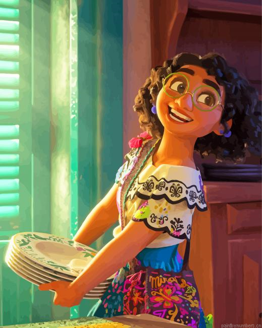Encanto Cute Character Painting By Numberss.png