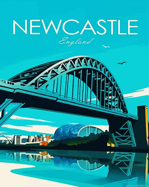 England Newcastle Poster Painting By Numberss.png