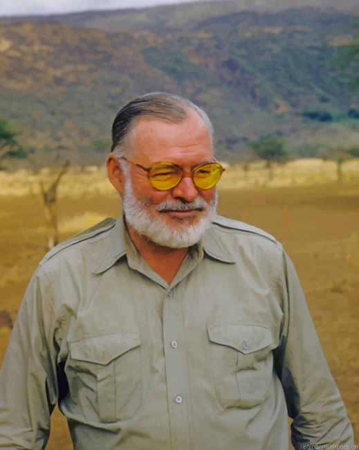 Ernest Hemingway Painting By Numberss.png