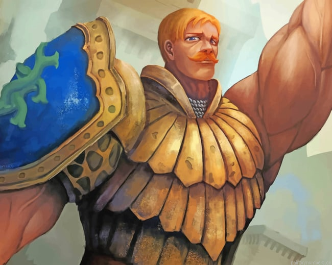 Escanor From Nanatsu No Taizai Animes Painting By Numberss.png