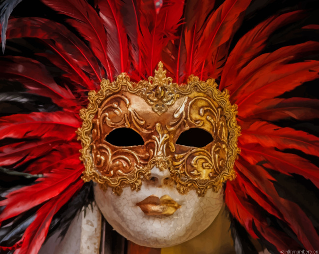 Eyes Mask Carnaval Painting By Numberss.png