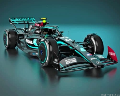 F1 Car Black Livery Painting By Numbers.png