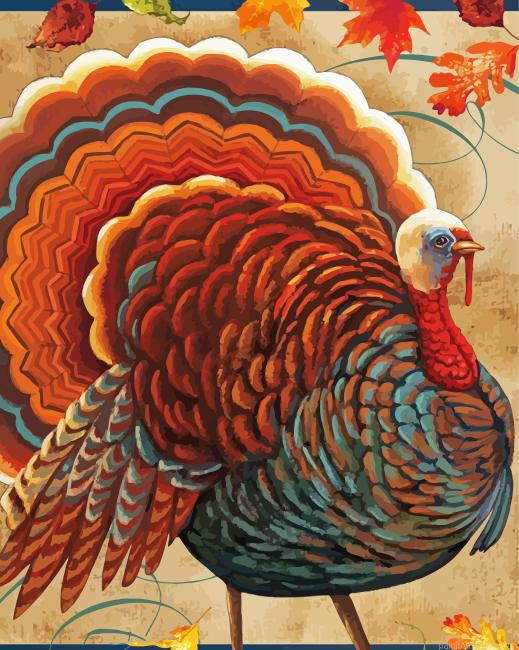 Fall Turkey Painting By Numberss.png