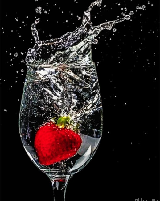 Fallen Strawberry Painting By Numbers.png