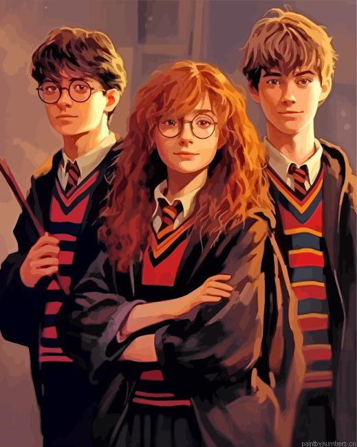 Fanart Harry Potter Characters Painting By Numberss.png