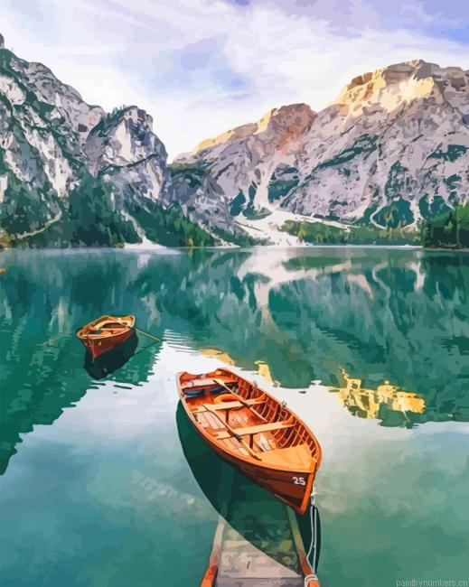 Fanes Sennes Prags Nature Park In Italy Painting By Numberss.png