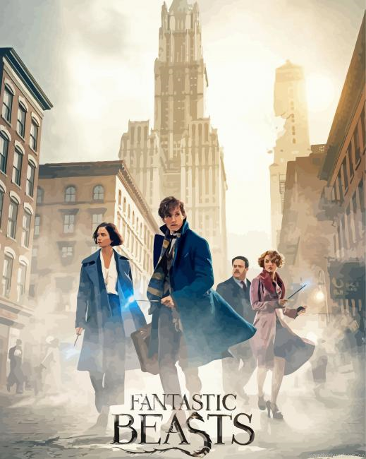 Fantastic Beasts Poster Painting By Numberss.png