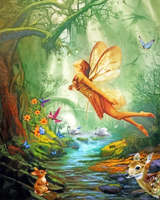 Fantastic Fairy Painting By Numberss.png